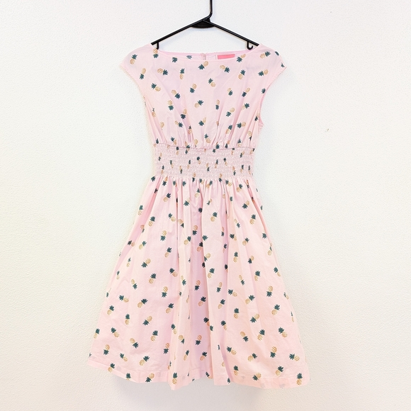 kate spade Dresses & Skirts - kate spade Pink Pineapple Print Midi Dress